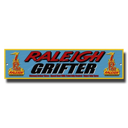 Raleigh grifter metal display - grifter,