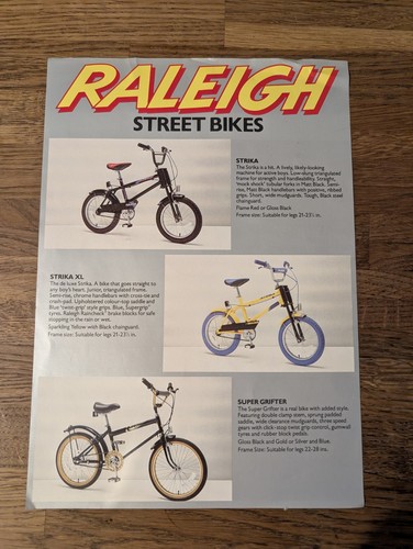 Original raleigh street - street, bikes